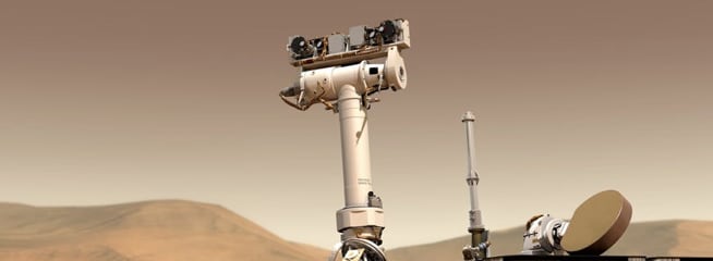 'Curiosity' robot in Mars