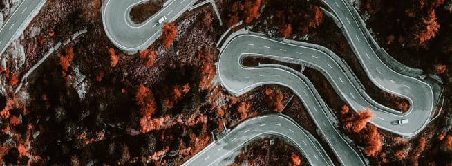 Highway from above